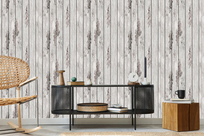 Wallpaper Scandinavian Style Wooden Planks