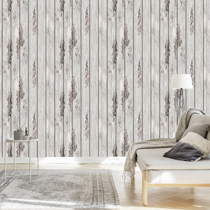 Wallpaper Scandinavian Style Wooden Planks