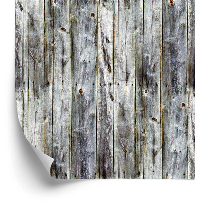 Wallpaper Vertical Wooden Planks
