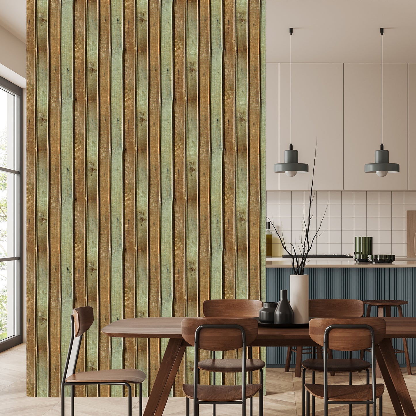 Wallpaper Like Wooden Planks