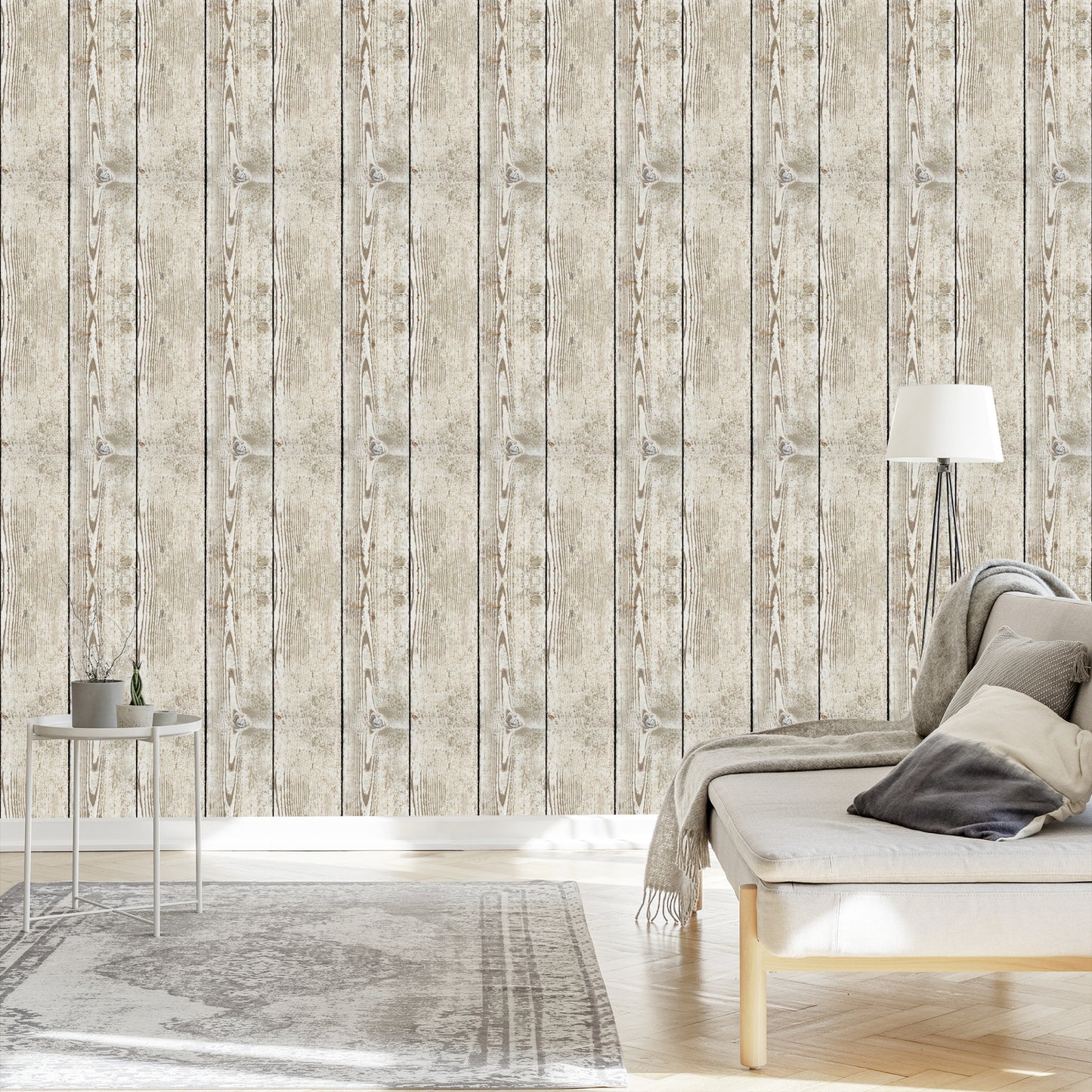Wallpaper Vintage Wooden Planks