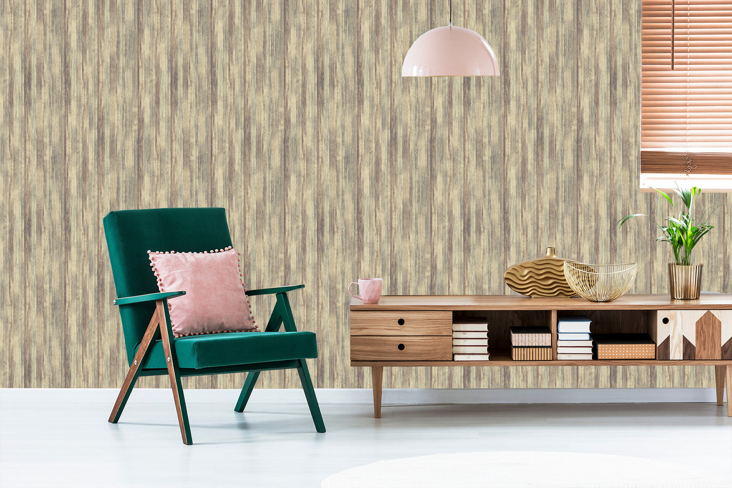 Wallpaper Modern Wooden Pattern