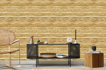Wallpaper Horizontal Wooden Planks