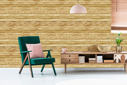 Wallpaper Horizontal Wooden Planks