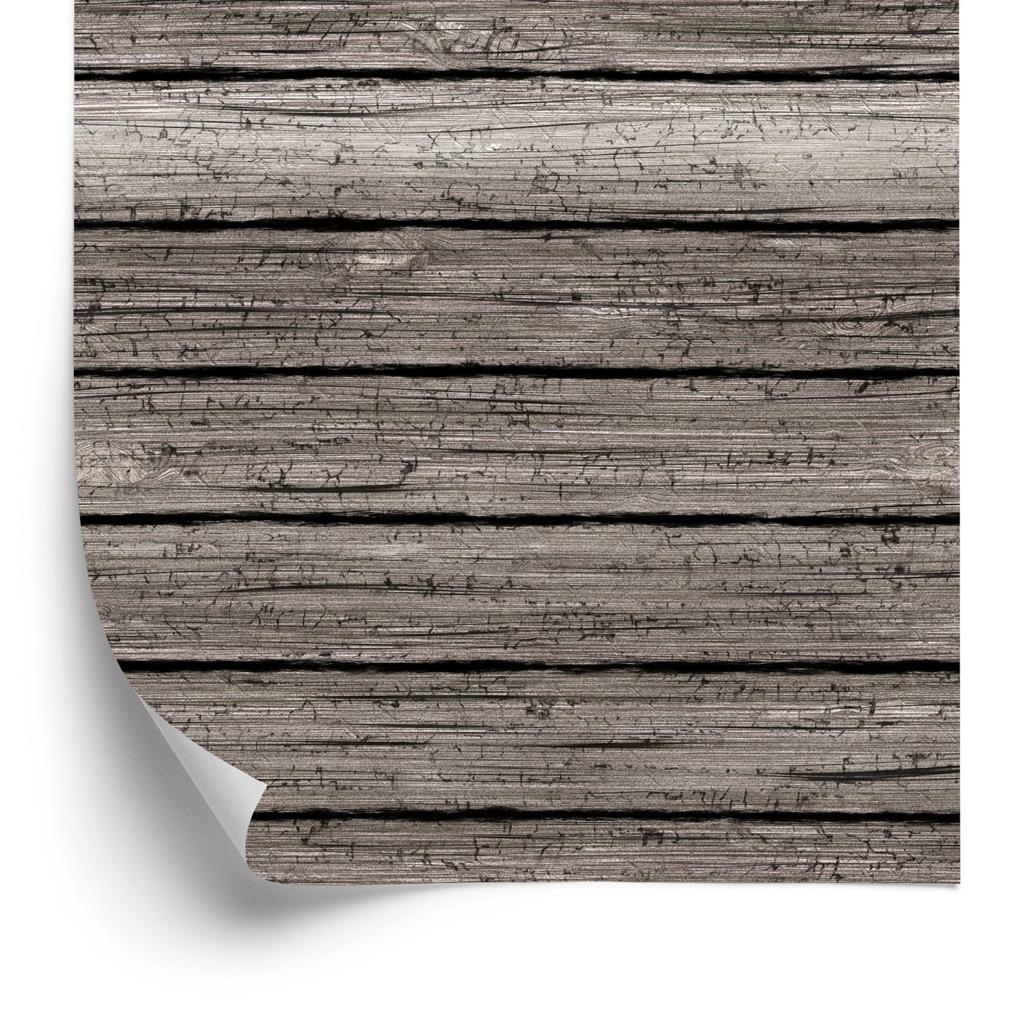 Wallpaper Faded Cracked Wood Plank