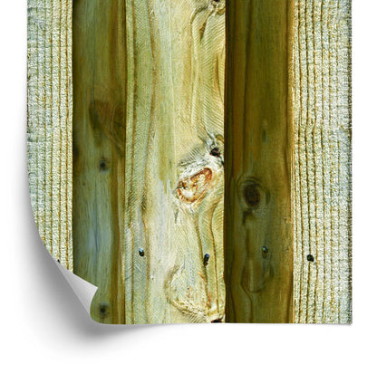 Wallpaper Bright Realistic Wooden Planks
