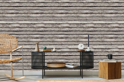 Wallpaper Old Horizontal Wooden Planks