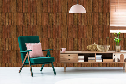 Wallpaper Modern Wooden Planks