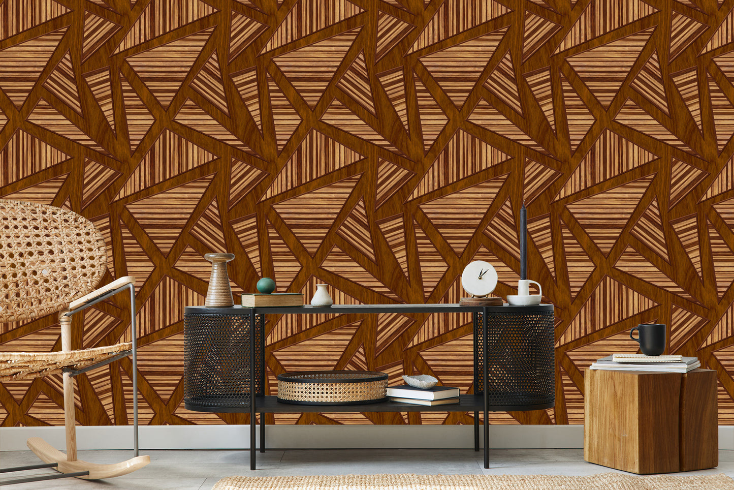 Wallpaper Wooden Planks