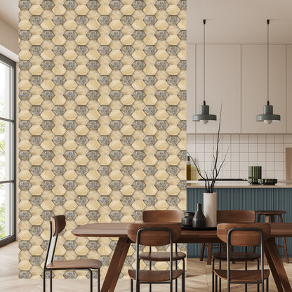 Wallpaper Wooden 3D Patterns