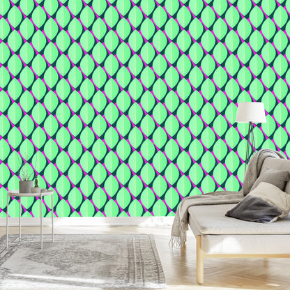 Wallpaper Retro - Beautiful Colorful Leaves
