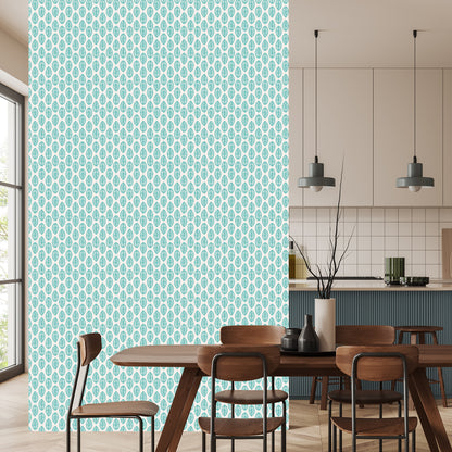 Wallpaper Classic Delicate Leaves In Retro Style