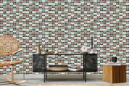 Wallpaper Retro Geometric Patterns