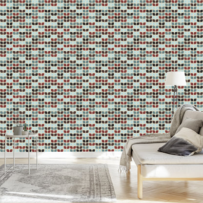 Wallpaper Retro Geometric Patterns