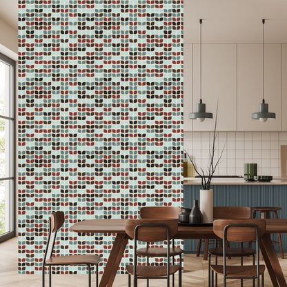 Wallpaper Retro Geometric Patterns