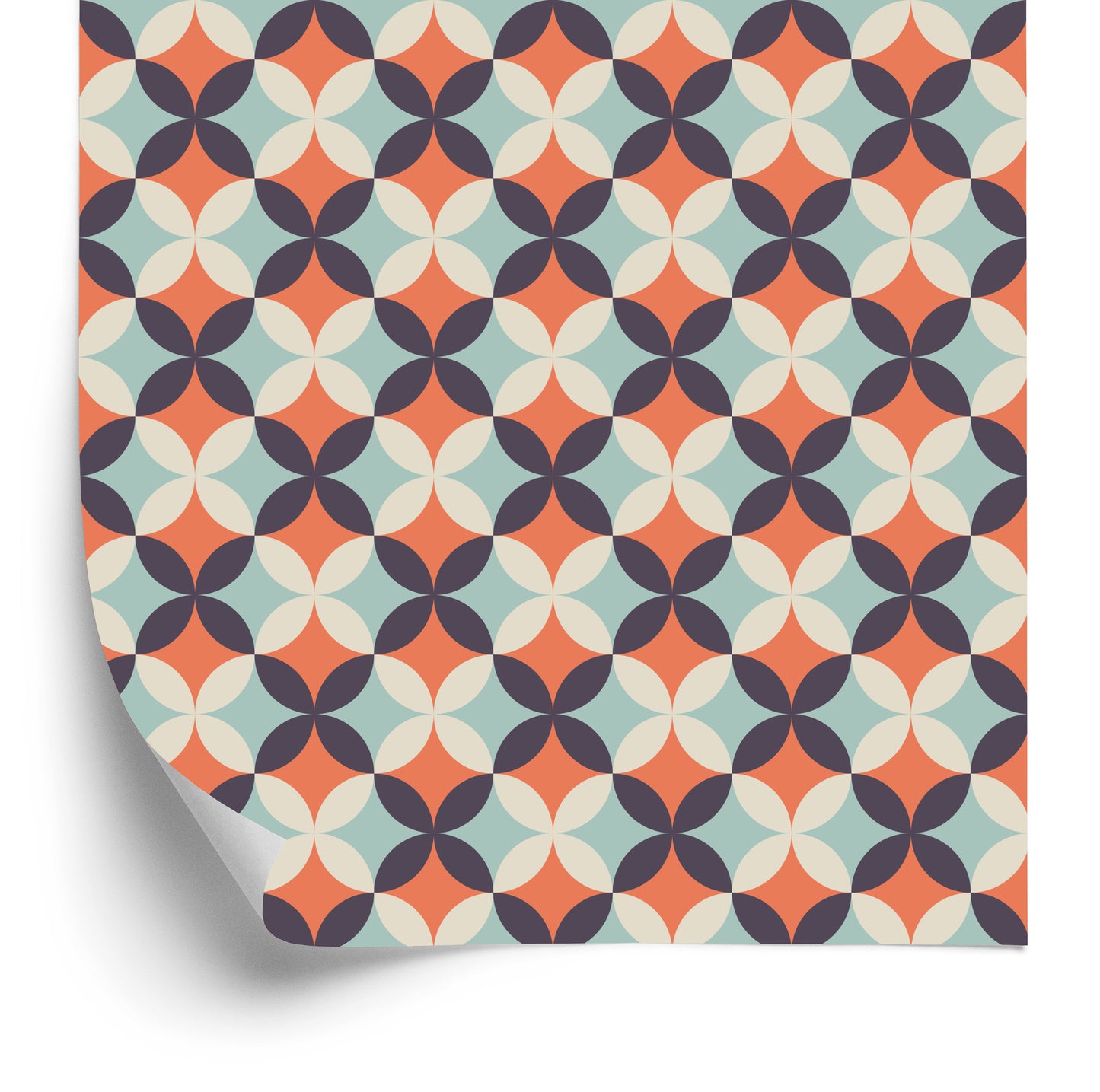 Wallpaper Fashionable Retro Designs