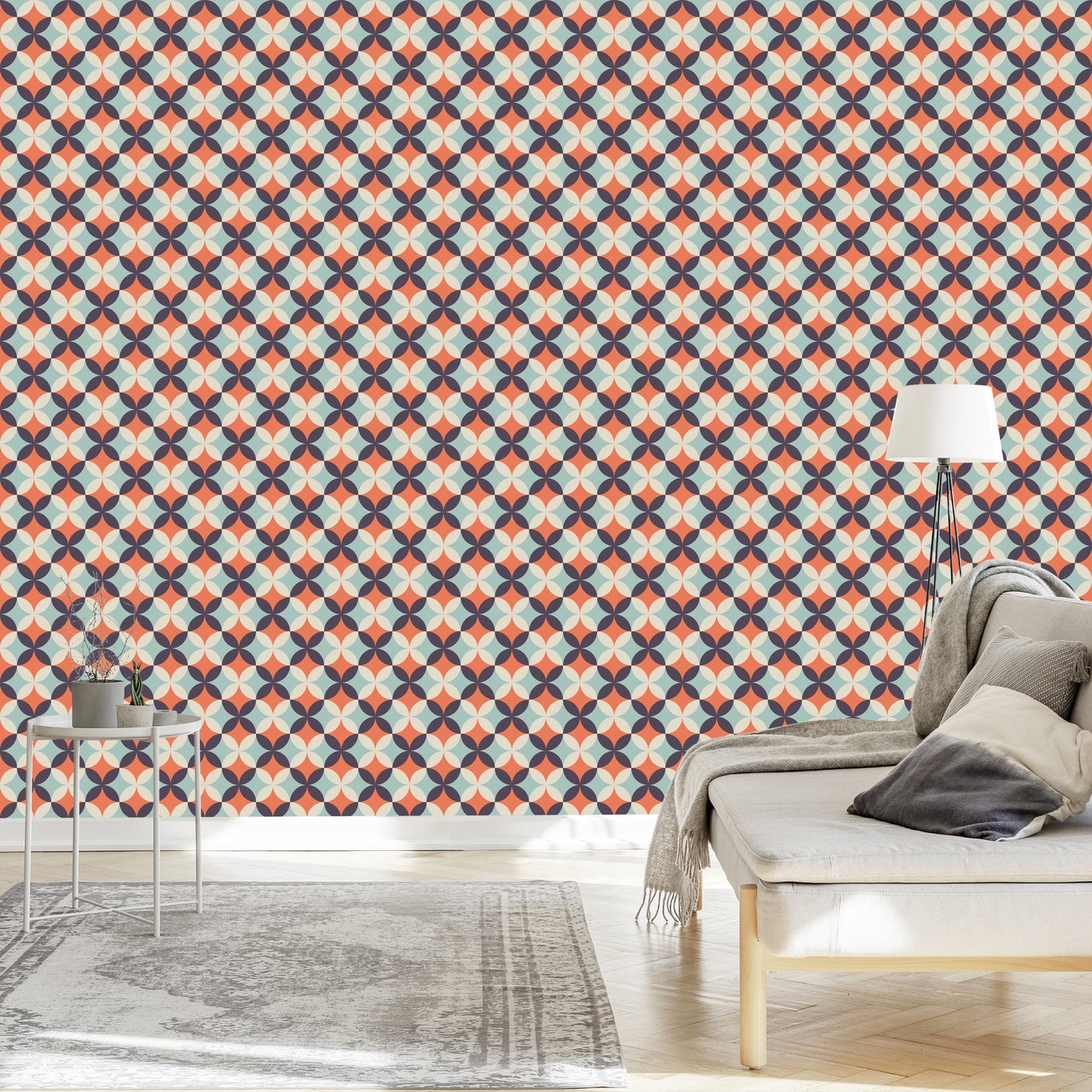 Wallpaper Fashionable Retro Designs