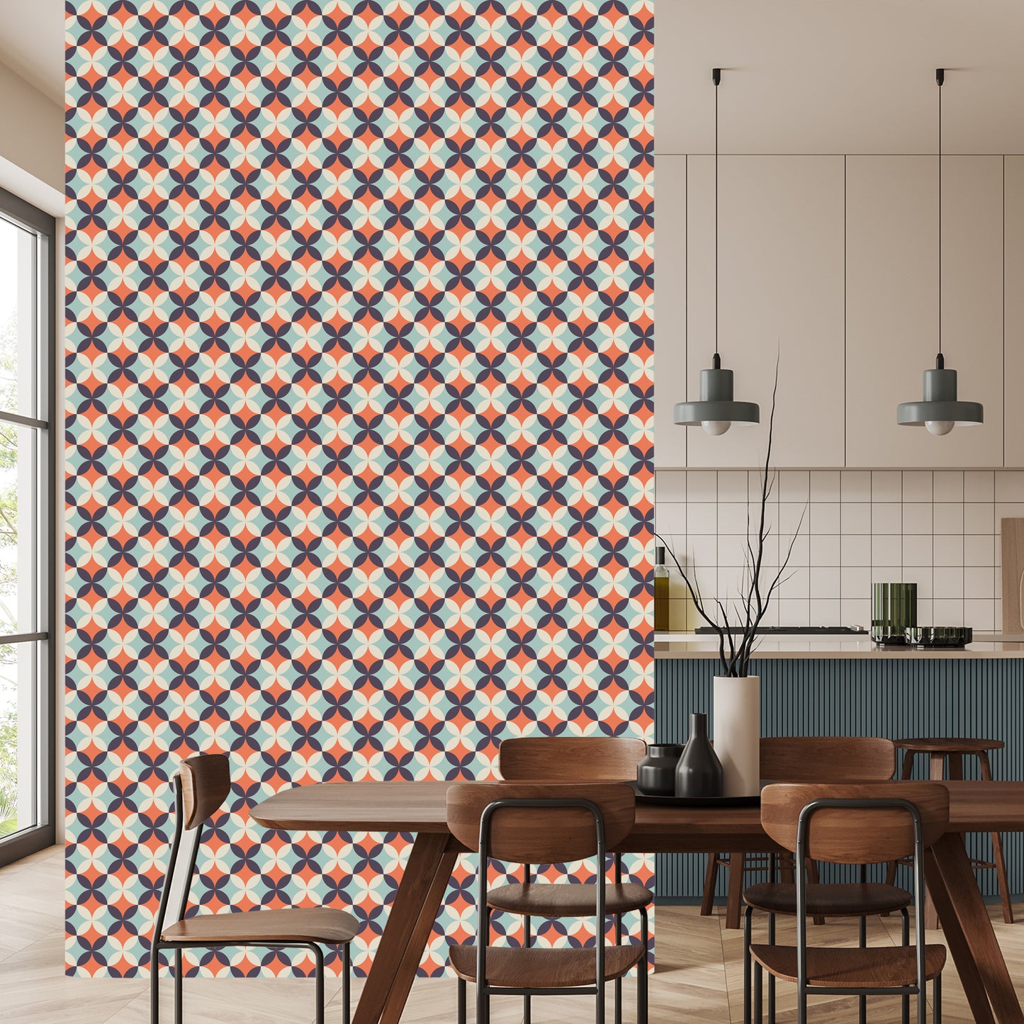 Wallpaper Fashionable Retro Designs