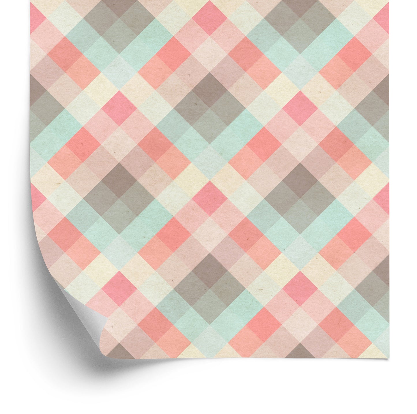 Wallpaper Diamonds In Retro Style