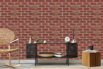 Wallpaper For The Living Room. Brick Wall. Bricks 3D Effect