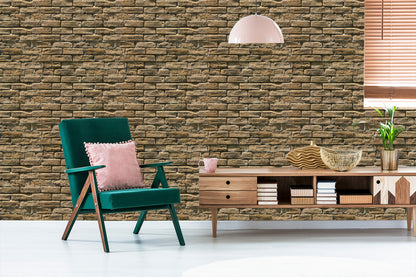 Wallpaper Brick Stone 3D Effect