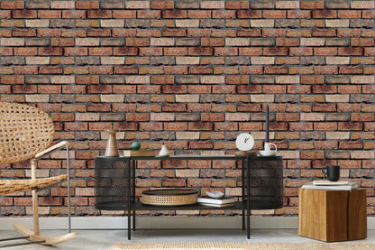 Wallpaper Modern Brick Effect 3D Ornament For Living Room