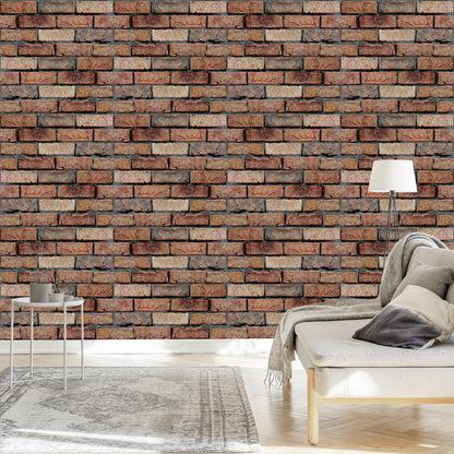Wallpaper Modern Brick Effect 3D Ornament For Living Room