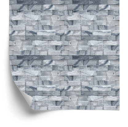 Wallpaper Stylish Brick In Shades Of Gray