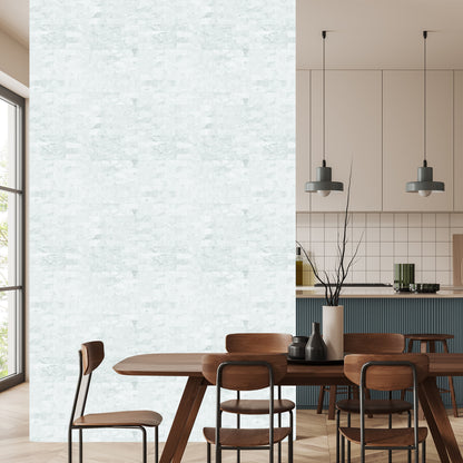 Wallpaper Gray Brick Imitation Marble Fashionable Pattern