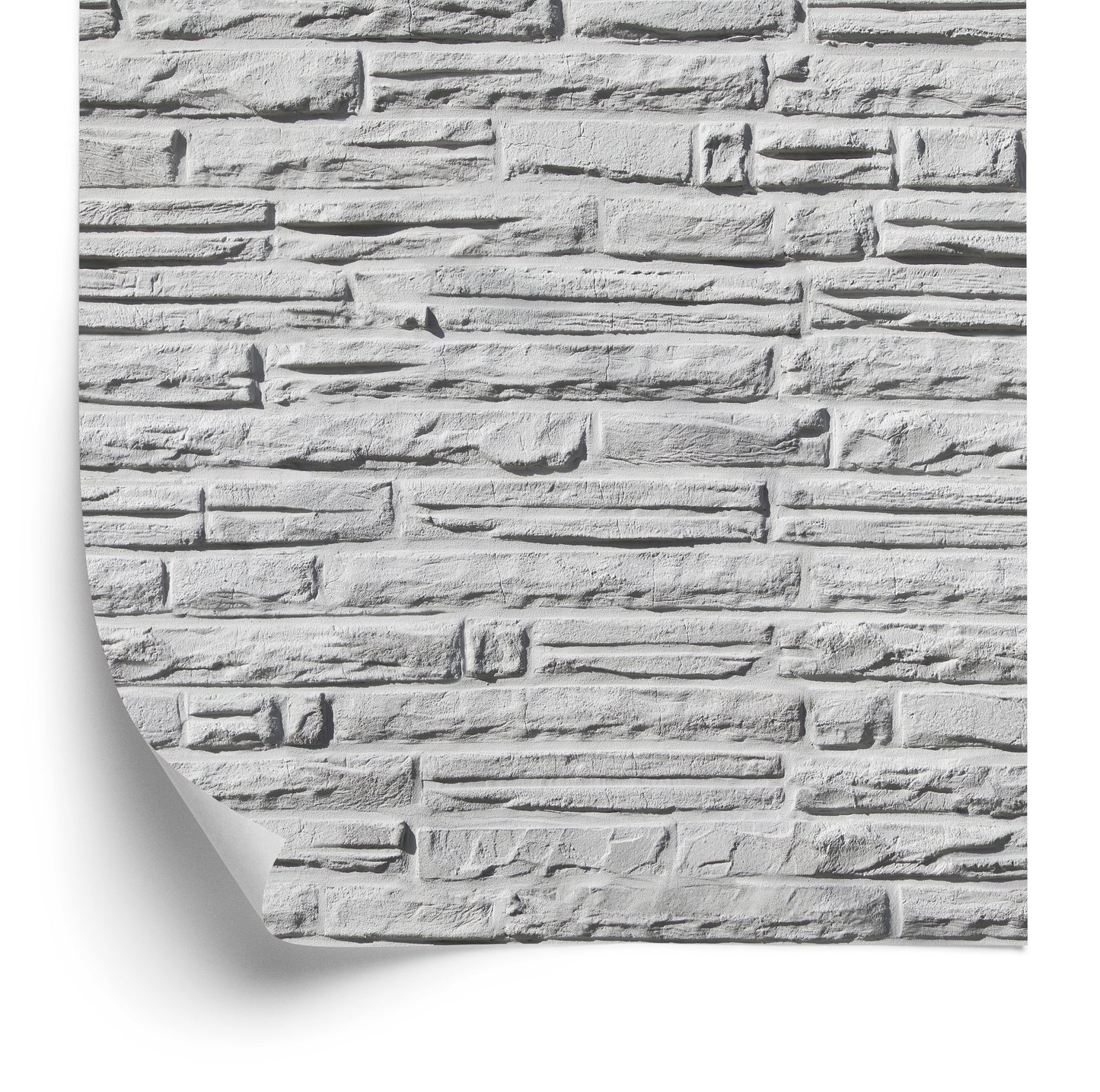 Wallpaper Bright Brick - 3D Effect