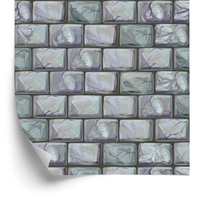 Wallpaper Multicolored Bricks