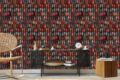 Wallpaper Colorful Bricks