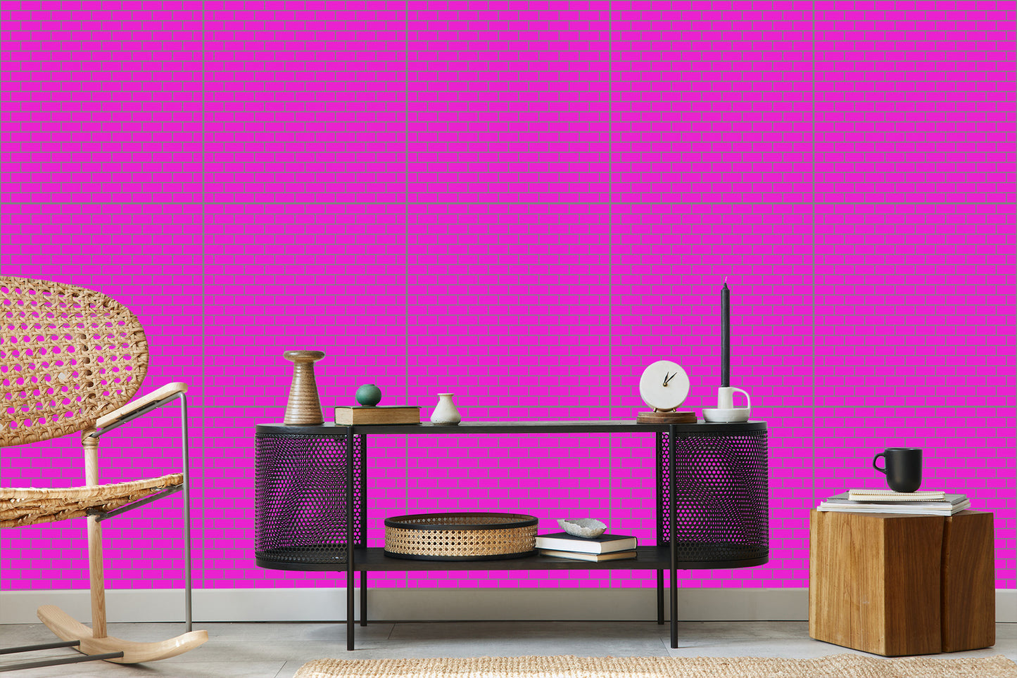 Wallpaper Modern Colorful Brick For The Office