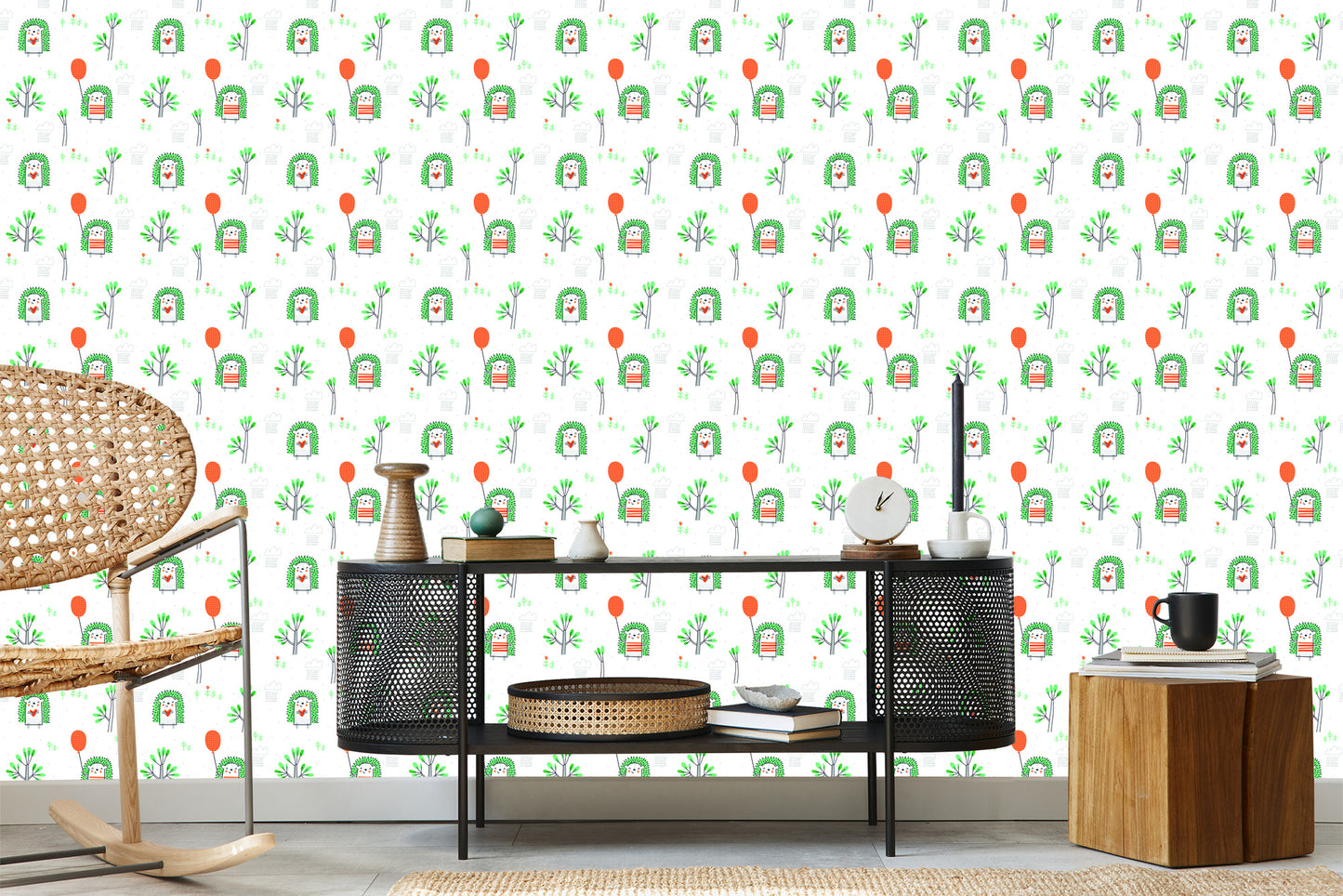 Wallpaper Scandinavian Style Nature Children's Room