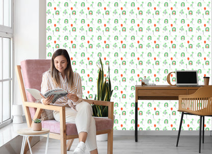Wallpaper Scandinavian Style Nature Children's Room