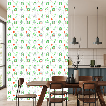 Wallpaper Scandinavian Style Nature Children's Room