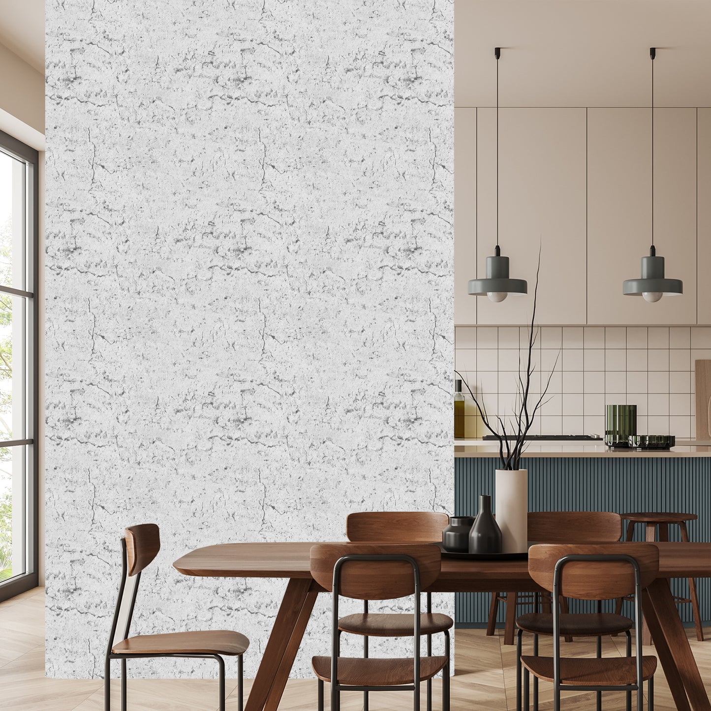 Wallpaper Realistically Cracked Concrete