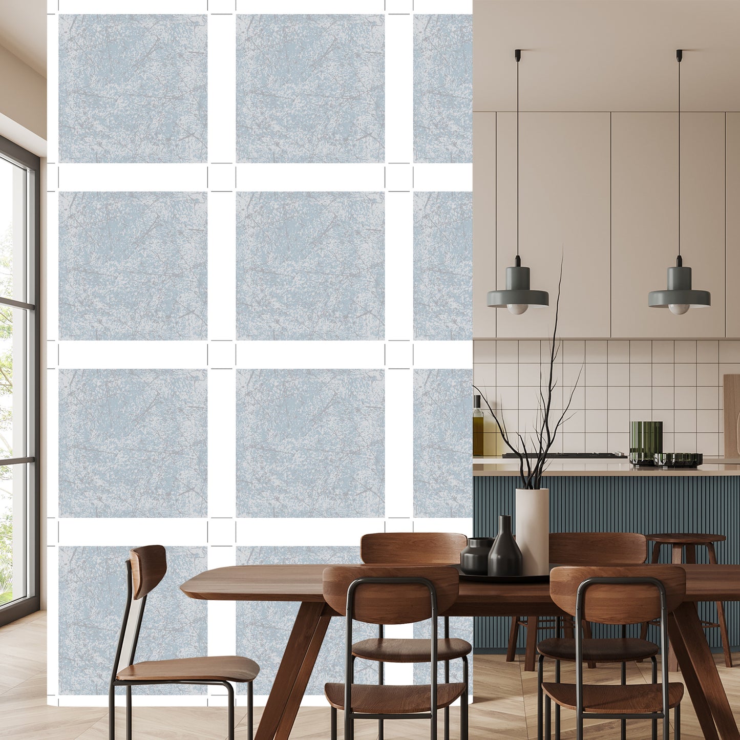 Wallpaper Modern Scratched Concrete