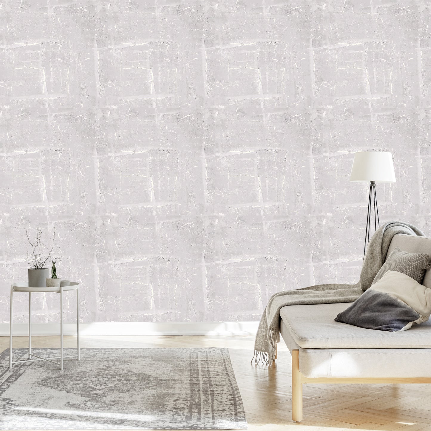 Wallpaper Bright Cracked Concrete