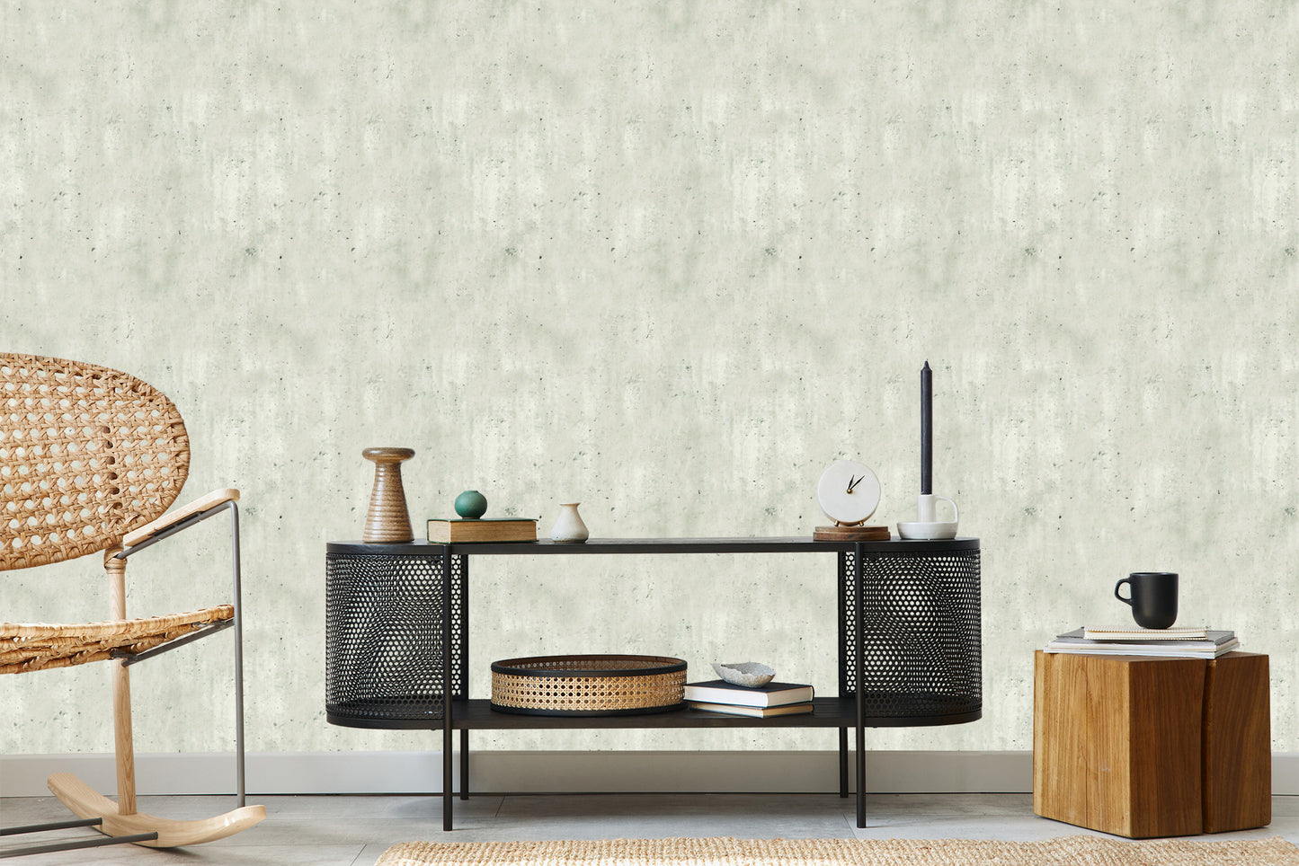Wallpaper Modern Beige Concrete