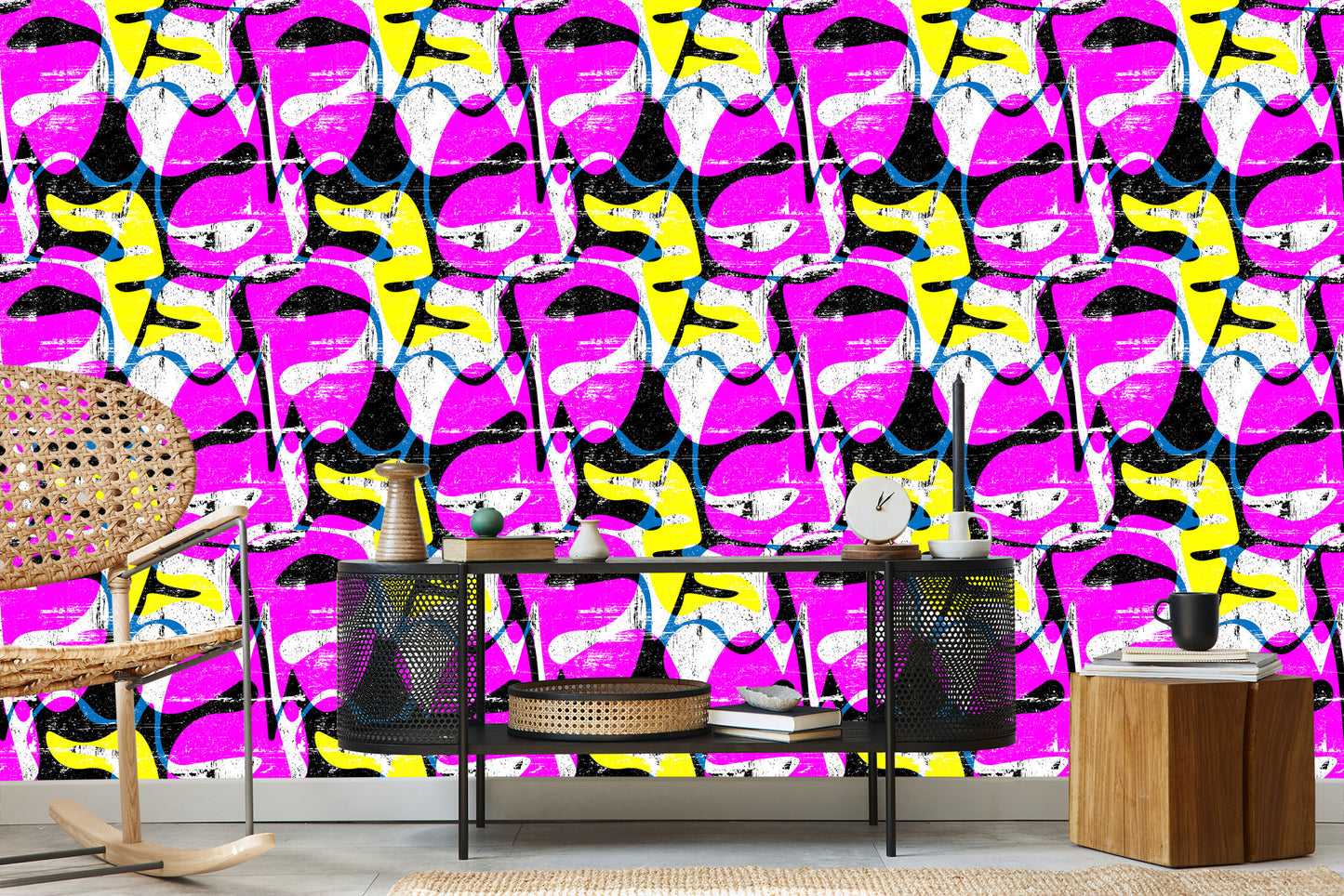 Wallpaper Colorful Graffiti Drawings