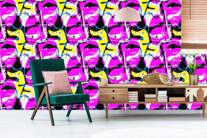 Wallpaper Colorful Graffiti Drawings