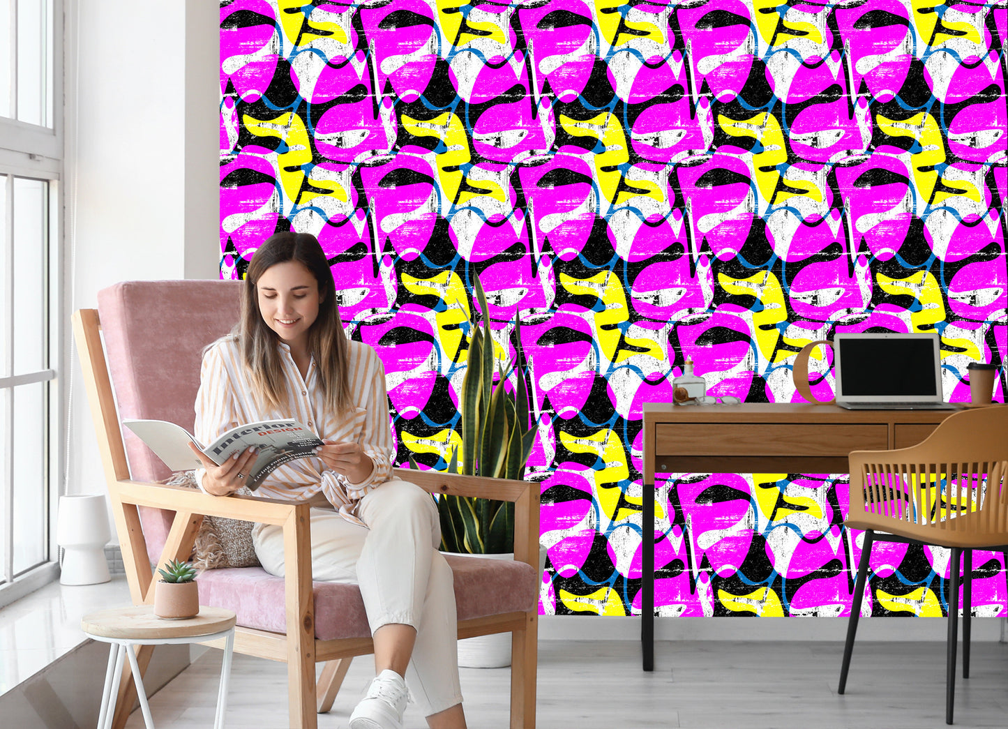 Wallpaper Colorful Graffiti Drawings