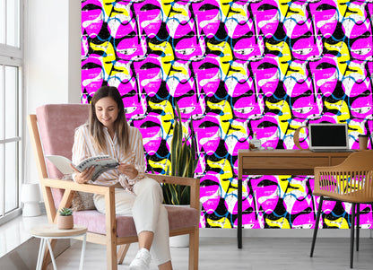 Wallpaper Colorful Graffiti Drawings