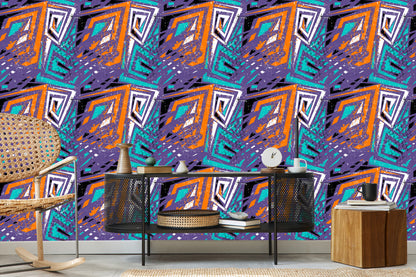 Wallpaper Modern Graffiti Drawings