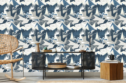 Wallpaper Graffiti In Muted Colors