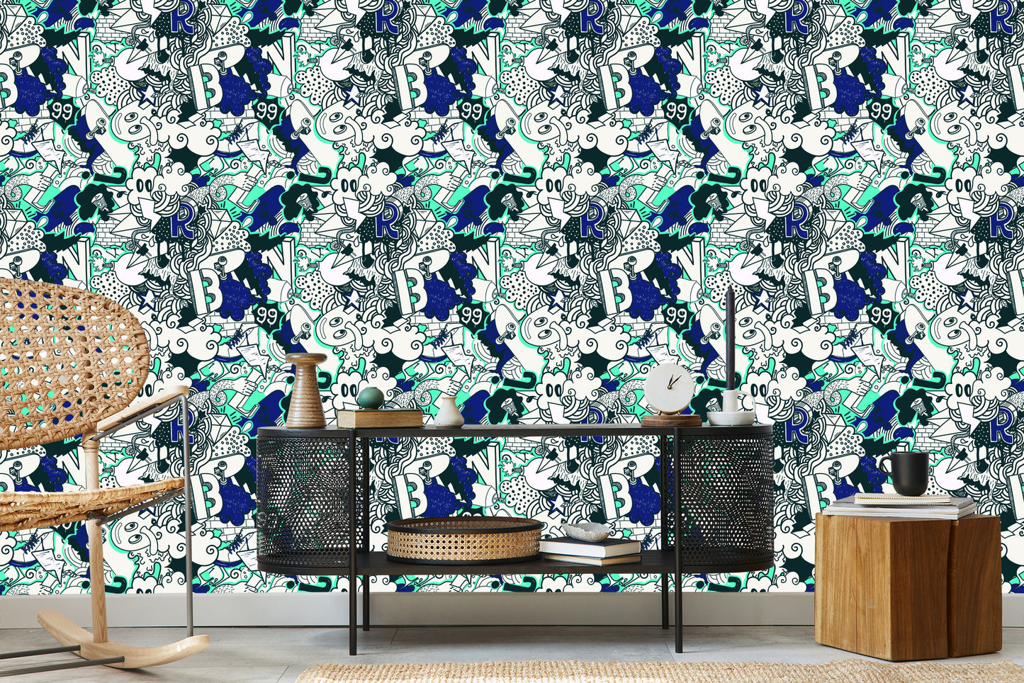 Wallpaper Modern Graffiti