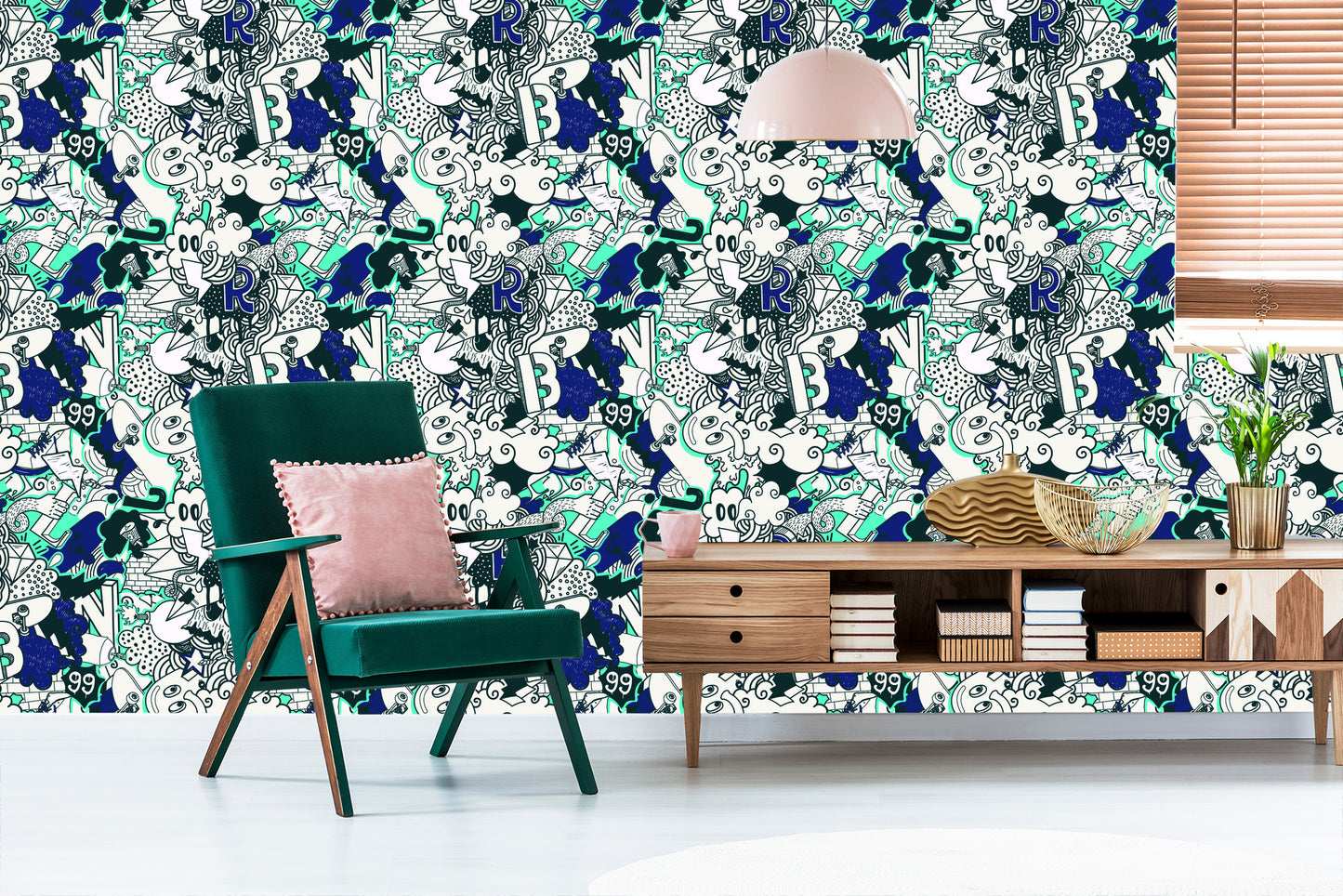 Wallpaper Modern Graffiti
