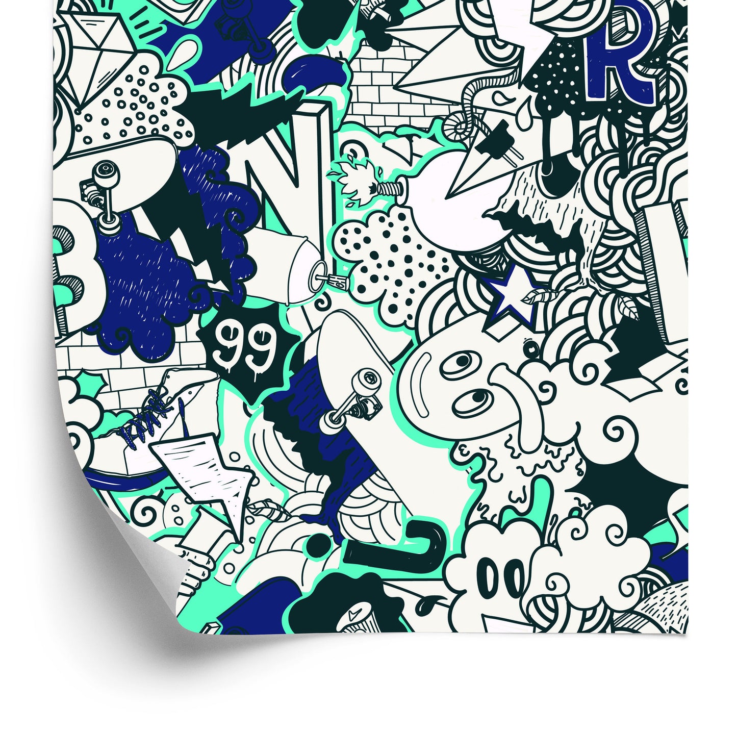 Wallpaper Modern Graffiti