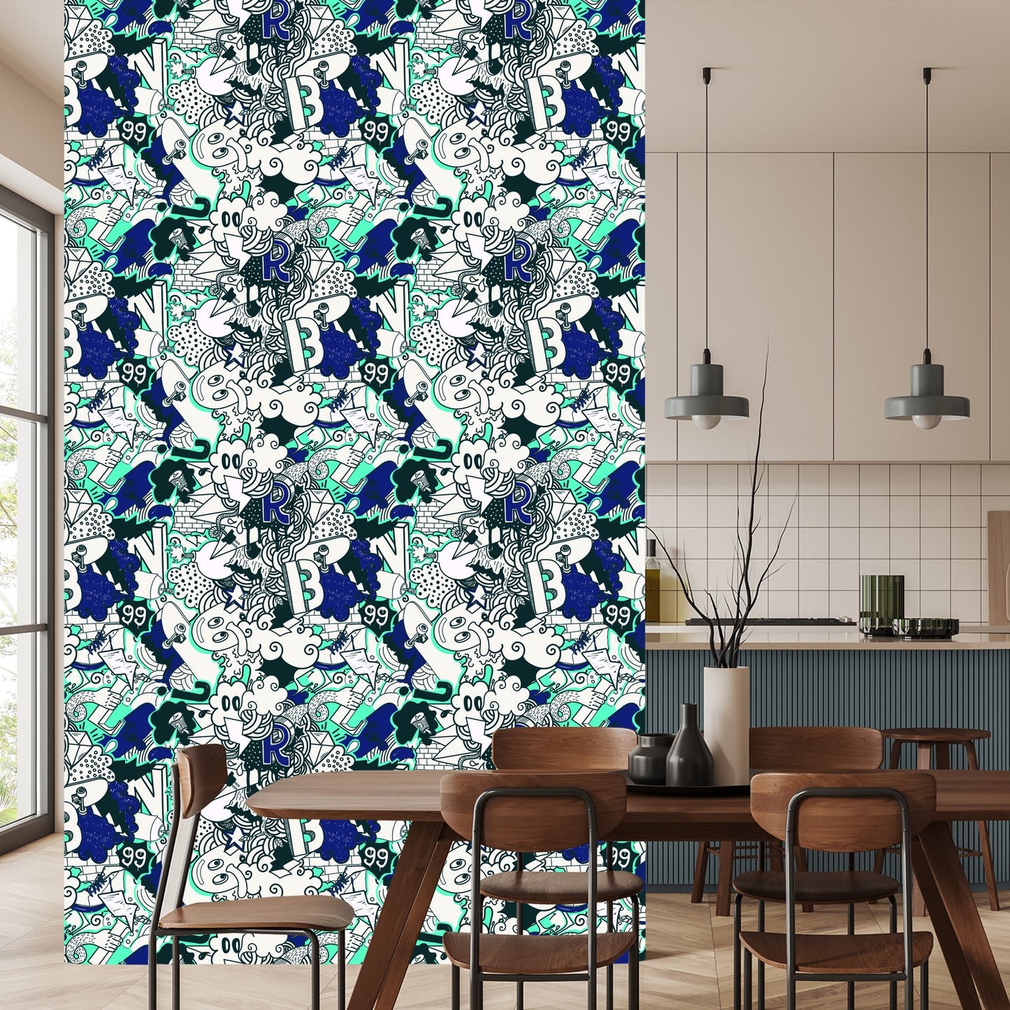 Wallpaper Modern Graffiti
